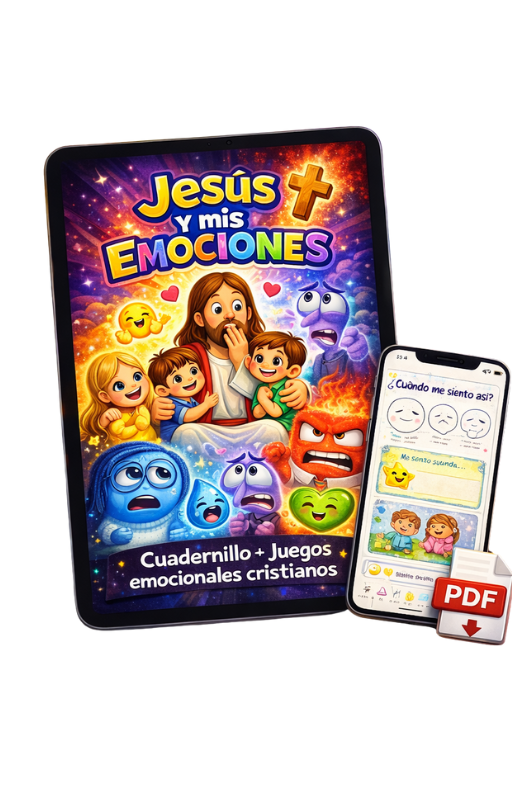 💛 Jesús y las Emociones - Este recurso les enseña a reconocer sus emociones de la mano de Jesús👉 Agrégalo ahora y ayúdalos a crecer emocional y espiritualmente al mismo tiempo.